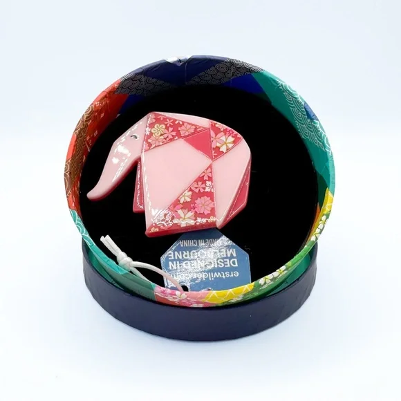 Erstwilder Forget-Me-Not BNIB Origami Brooch - Picture 1 of 4